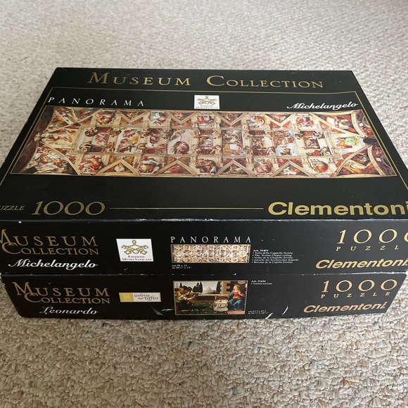 Lot of two 1,000 piece museum collection jigsaw puzzles. GUC - Picture 7 of 7
